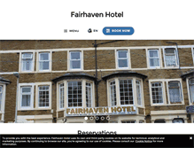 Tablet Screenshot of fairhavenhotelblackpool.com